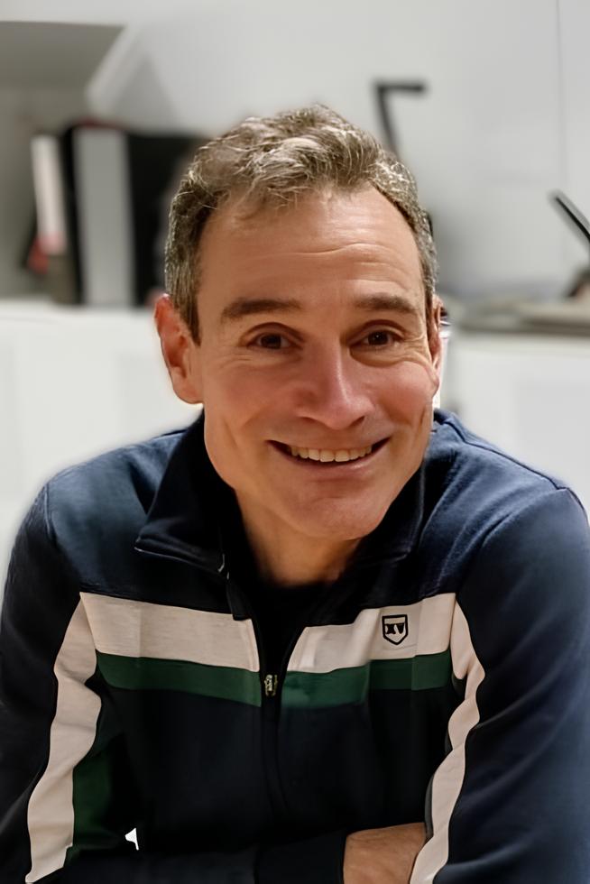 Man smiling to camera